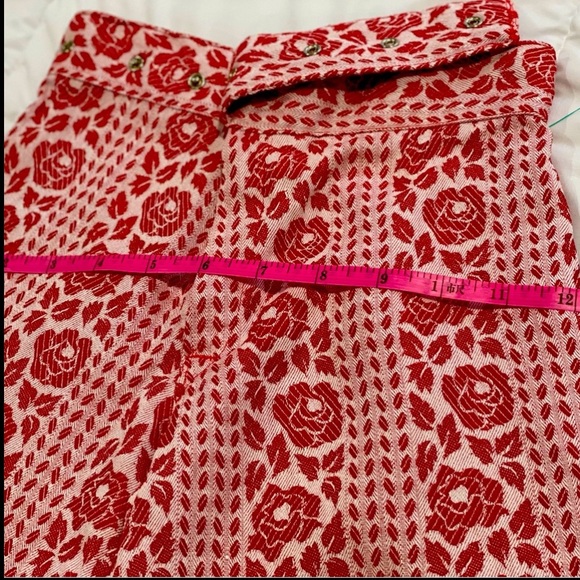 SOLD Vintage 70’s tapestry woven high waist culotte pants. - Picture 6 of 8